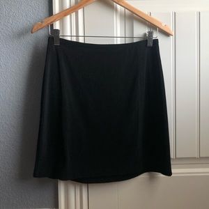 PSSST! Black mini skirt